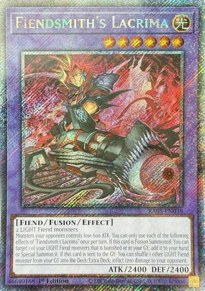 Fiendsmith's Lacrima - RA05-EN038 - Platinum Secret Rare - 1st Edition