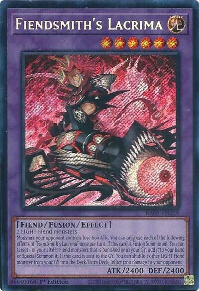 Fiendsmith's Lacrima - RA05-EN038 - Secret Rare - 1st Edition