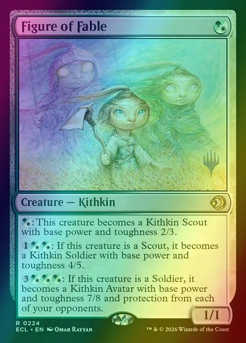 Figure of Fable [224p] [Promo Pack] [Lorwyn Eclipsed: Promos] [Foil]