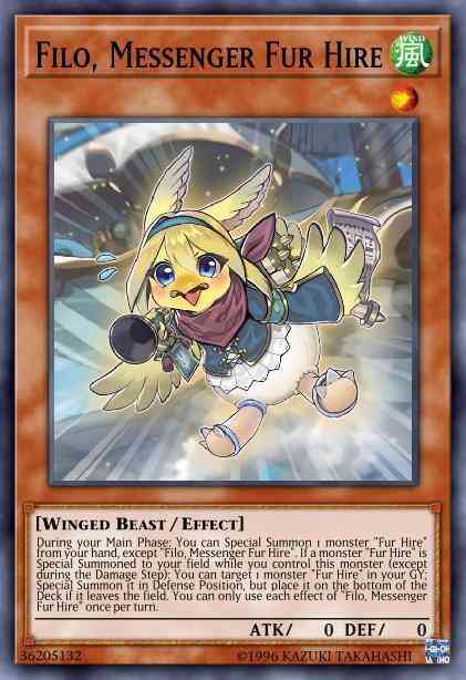 Filo, Messenger Fur Hire - DANE-EN015 - Rare - 1st Edition