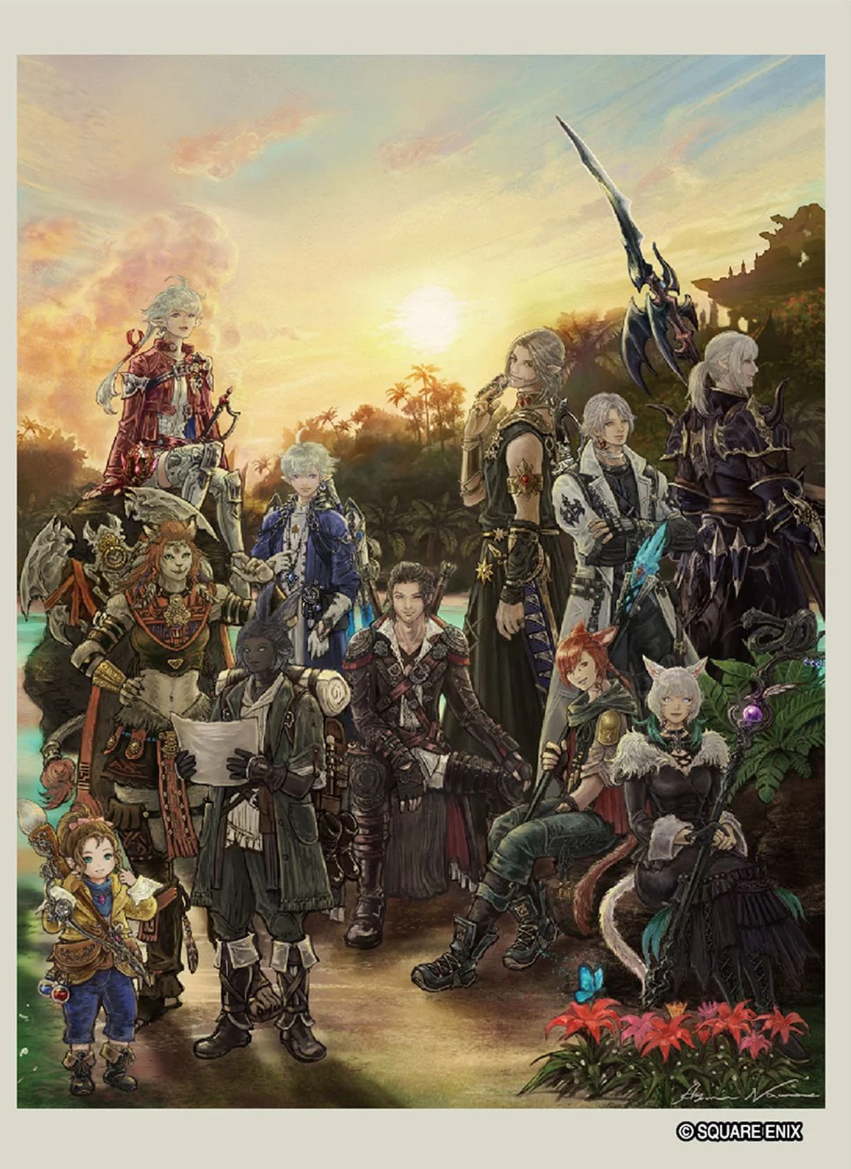 FINAL FANTASY Card Sleeves - Standard Size - 100ct - Series 2 - FFXIV