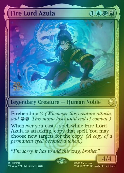 Fire Lord Azula [220s] [Prerelease] [Avatar: The Last Airbender: Promos] [Foil]