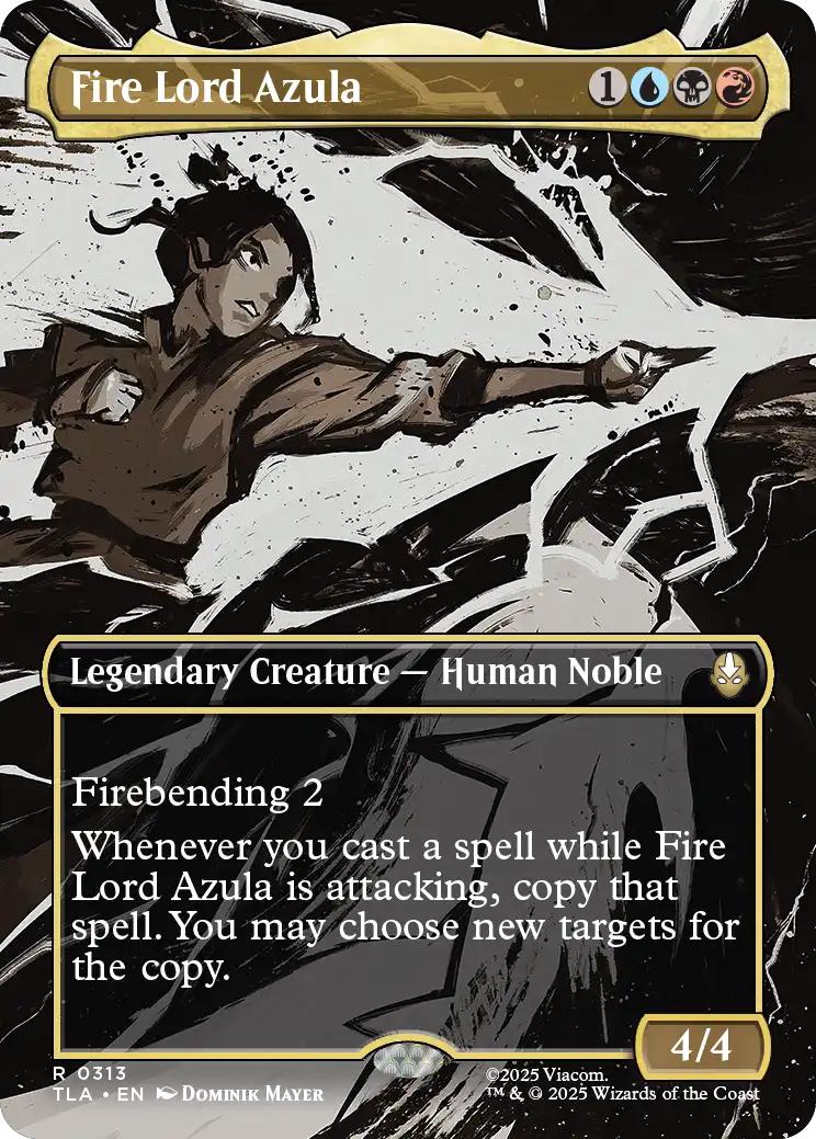 Fire Lord Azula [313] [Borderless] [Scene] [Avatar: The Last Airbender] [Non-Foil]
