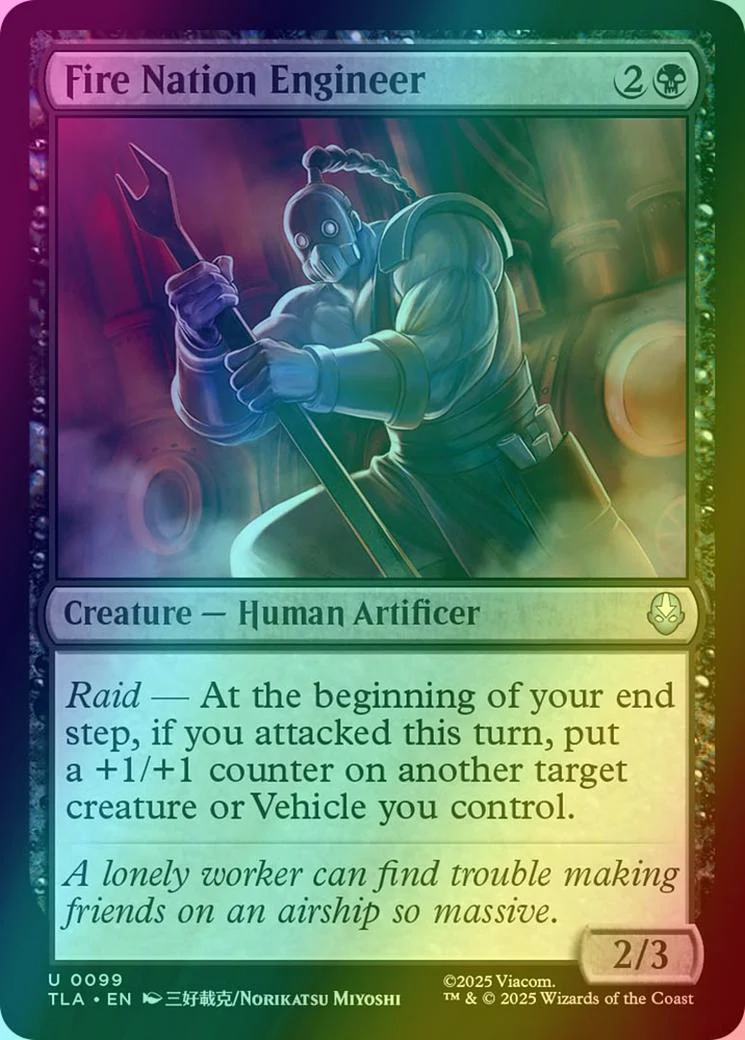 Fire Nation Engineer [99] [Avatar: The Last Airbender] [Foil]