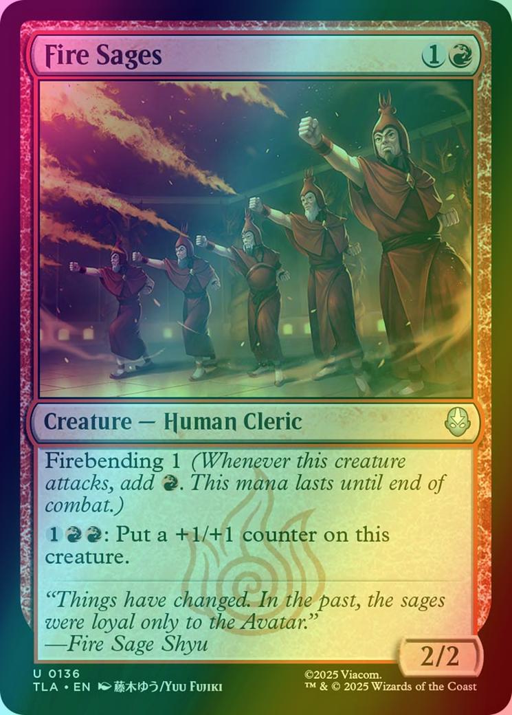 Fire Sages [136] [Avatar: The Last Airbender] [Foil]