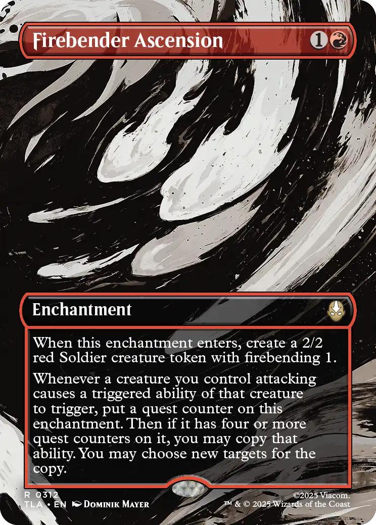 Firebender Ascension [312] [Borderless] [Scene] [Avatar: The Last Airbender] [Non-Foil]