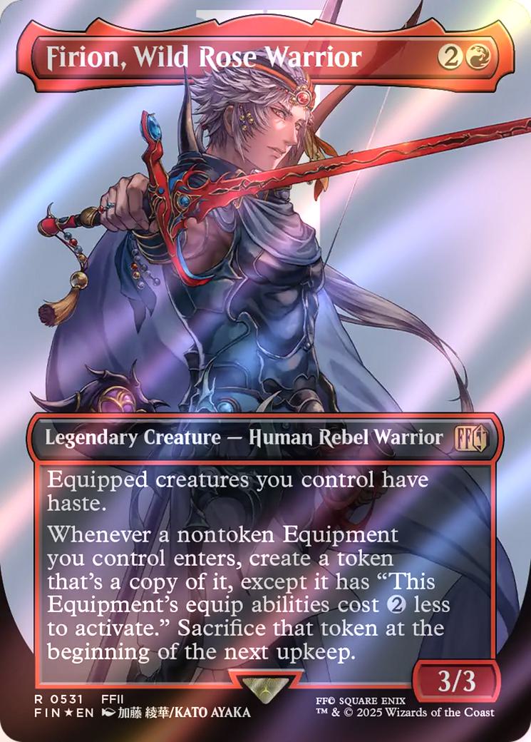 Firion, Wild Rose Warrior [531] [Borderless] [Character] [FINAL FANTASY] [Surge Foil]