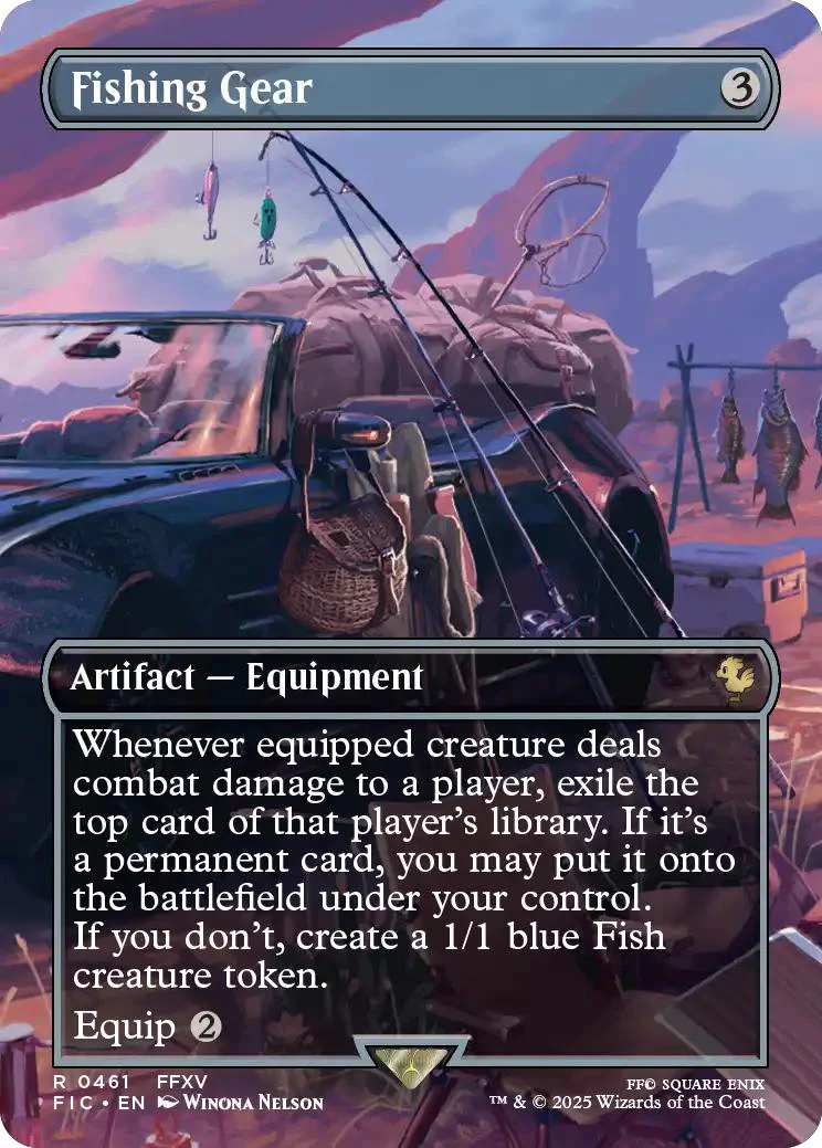 Fishing Gear [461] [Borderless] [Scene] [FINAL FANTASY: Commander] [Non-Foil]