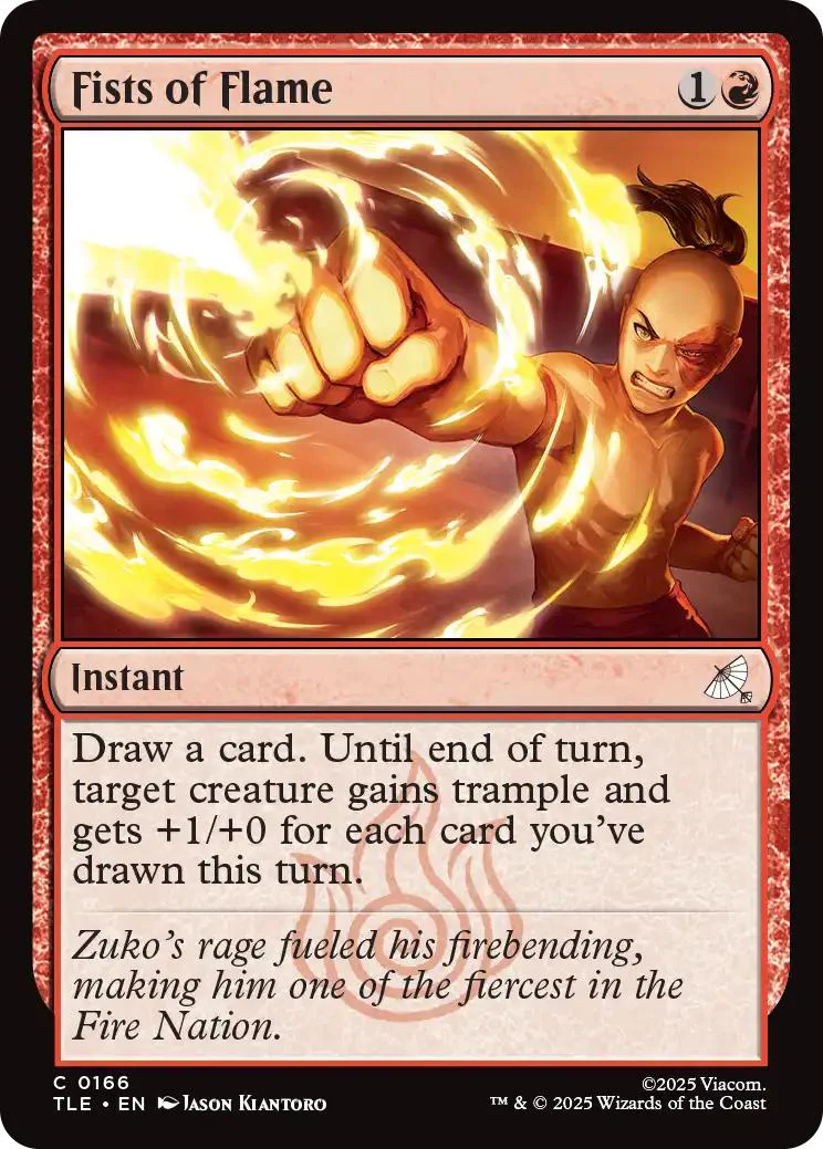 Fists of Flame [166] [Avatar: The Last Airbender Eternal] [Non-Foil]