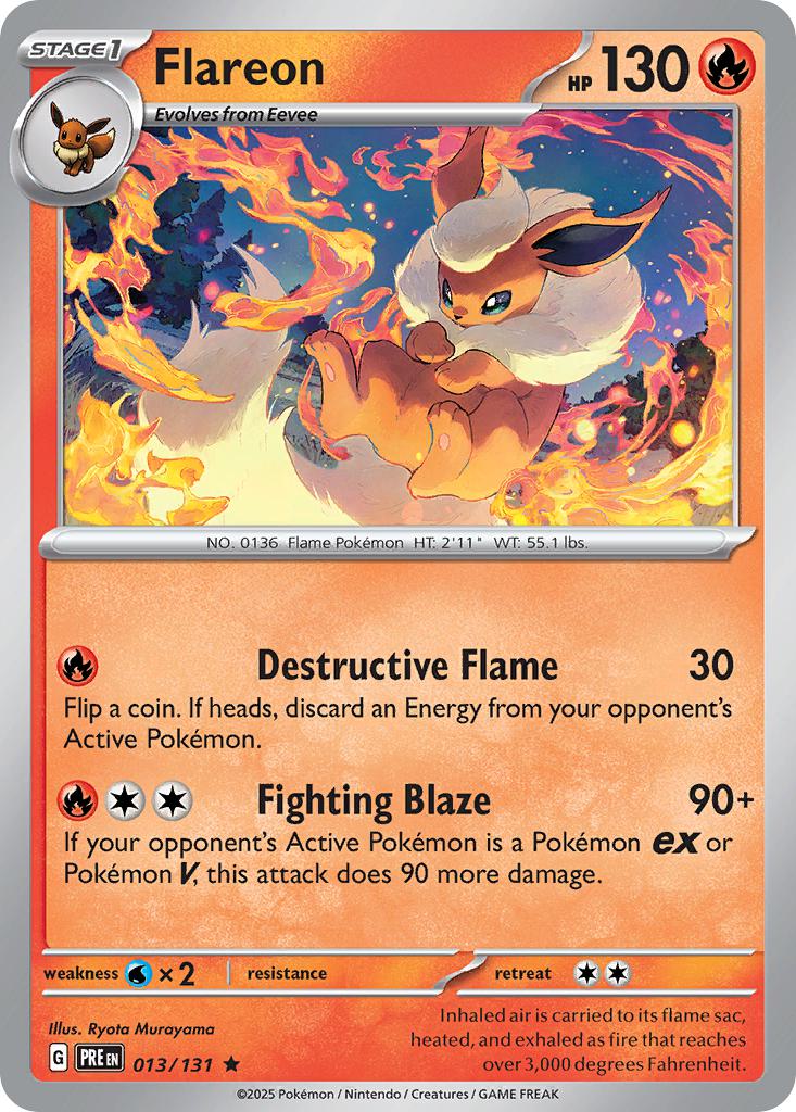 Flareon - 013/131 - Rare [sv085-013] [Holo]