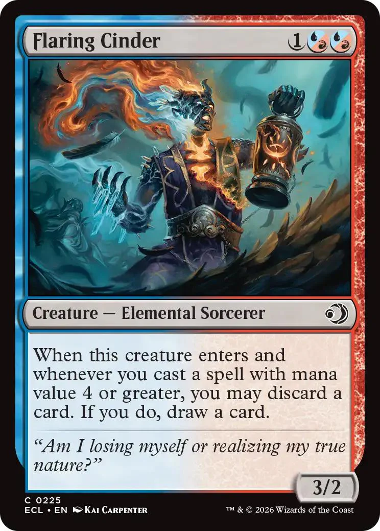 Flaring Cinder [225] [Lorwyn Eclipsed] [Non-Foil]