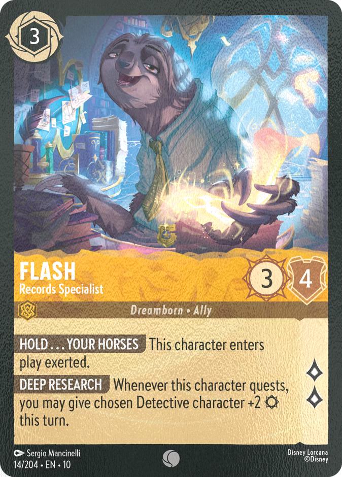Flash - Records Specialist - 14/204 [Whispers in the Well] [Cold Foil]