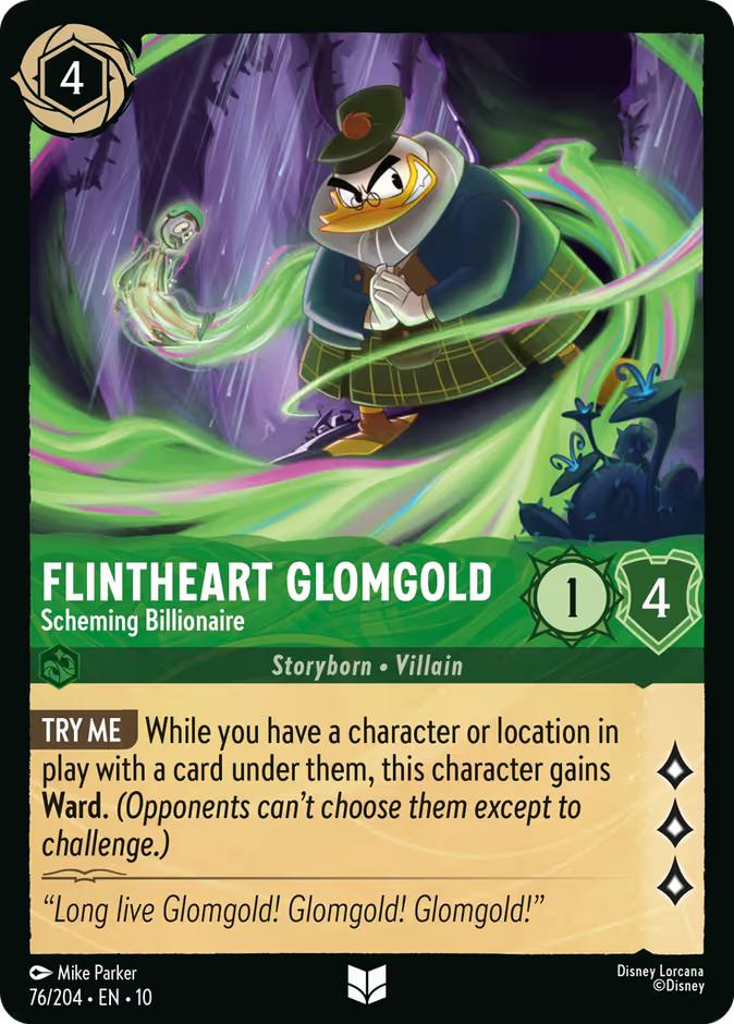 Flintheart Glomgold - Scheming Billionaire - 76/204 [Whispers in the Well] [Non-Foil]