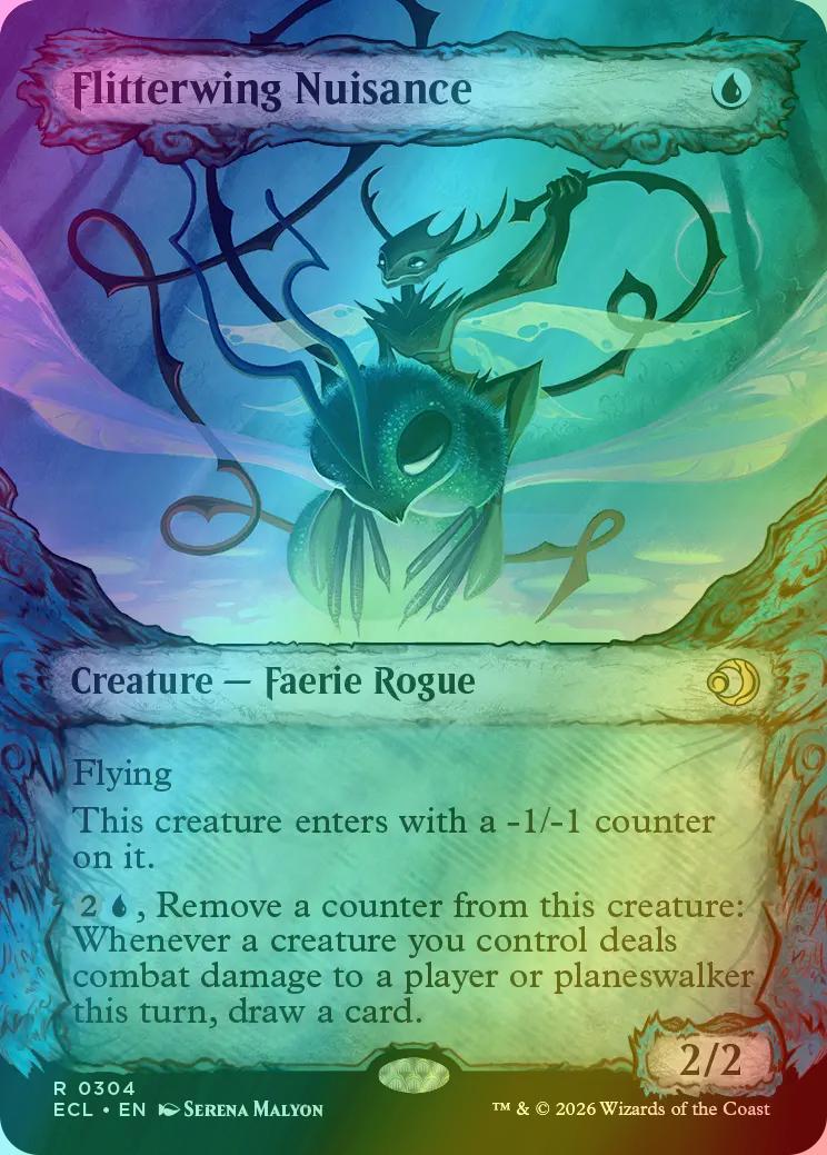 Flitterwing Nuisance [304] [Fable Frame] [Lorwyn Eclipsed] [Foil]