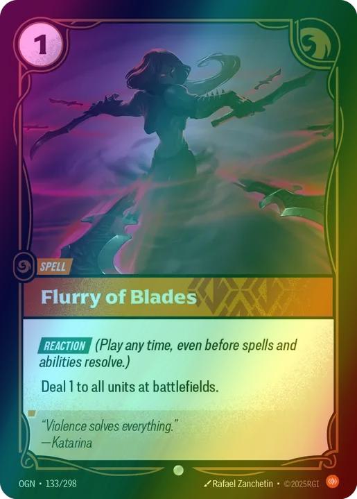 Flurry of Blades - 133/298 [Origins] [Foil]