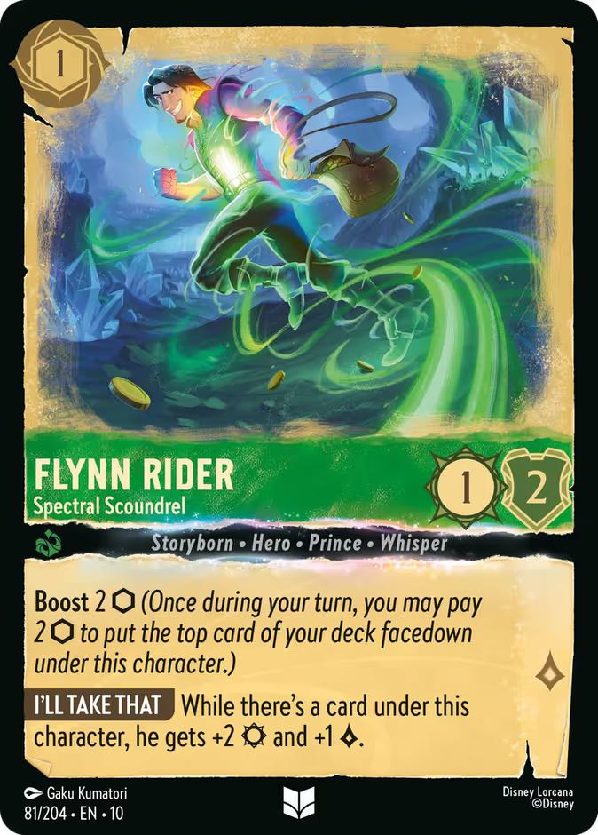 Flynn Rider - Spectral Scoundrel - 81/204 [Whispers in the Well] [Non-Foil]