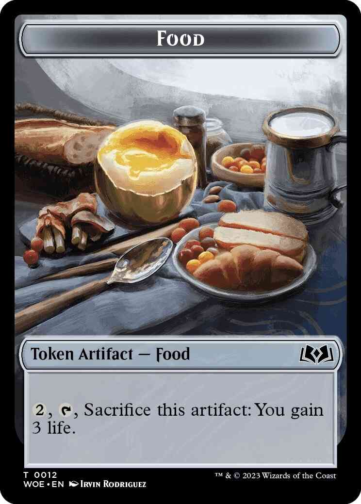 Food Token [12] [Wilds of Eldraine: Tokens] [Non-Foil]
