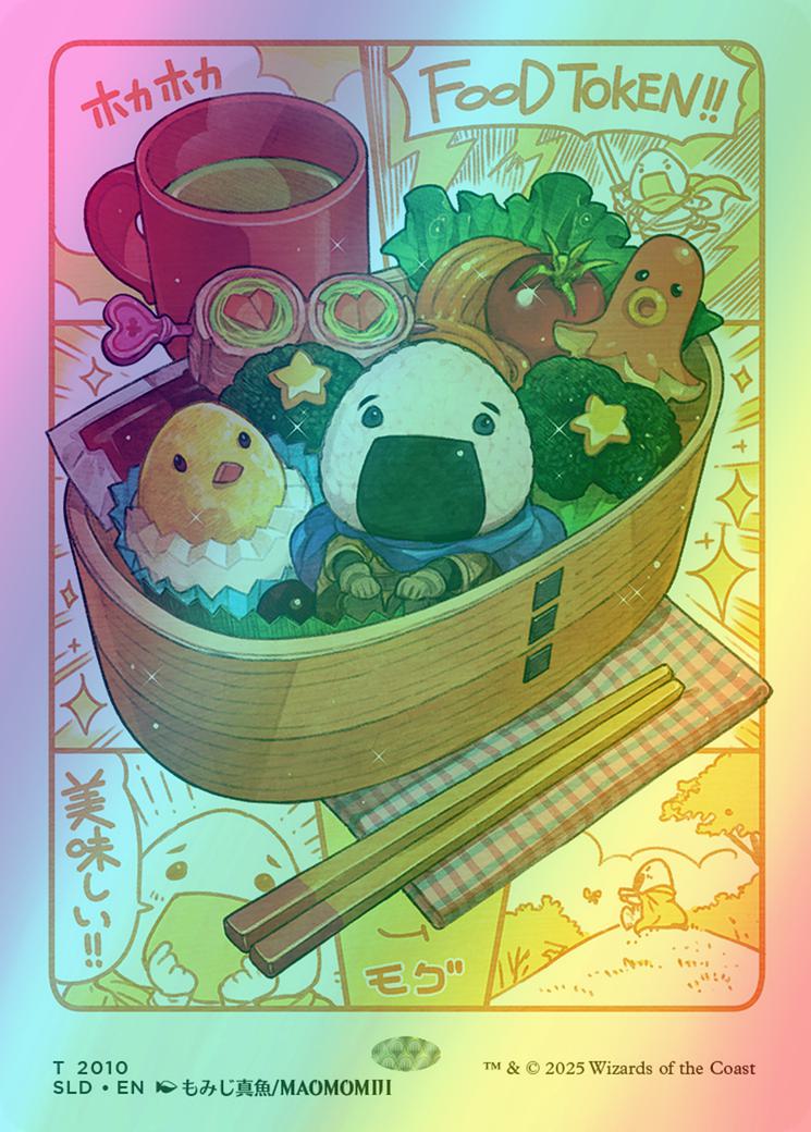 Food Token [2010] [Full Art] [Oishii!] [Secret Lair Drop] [Foil]