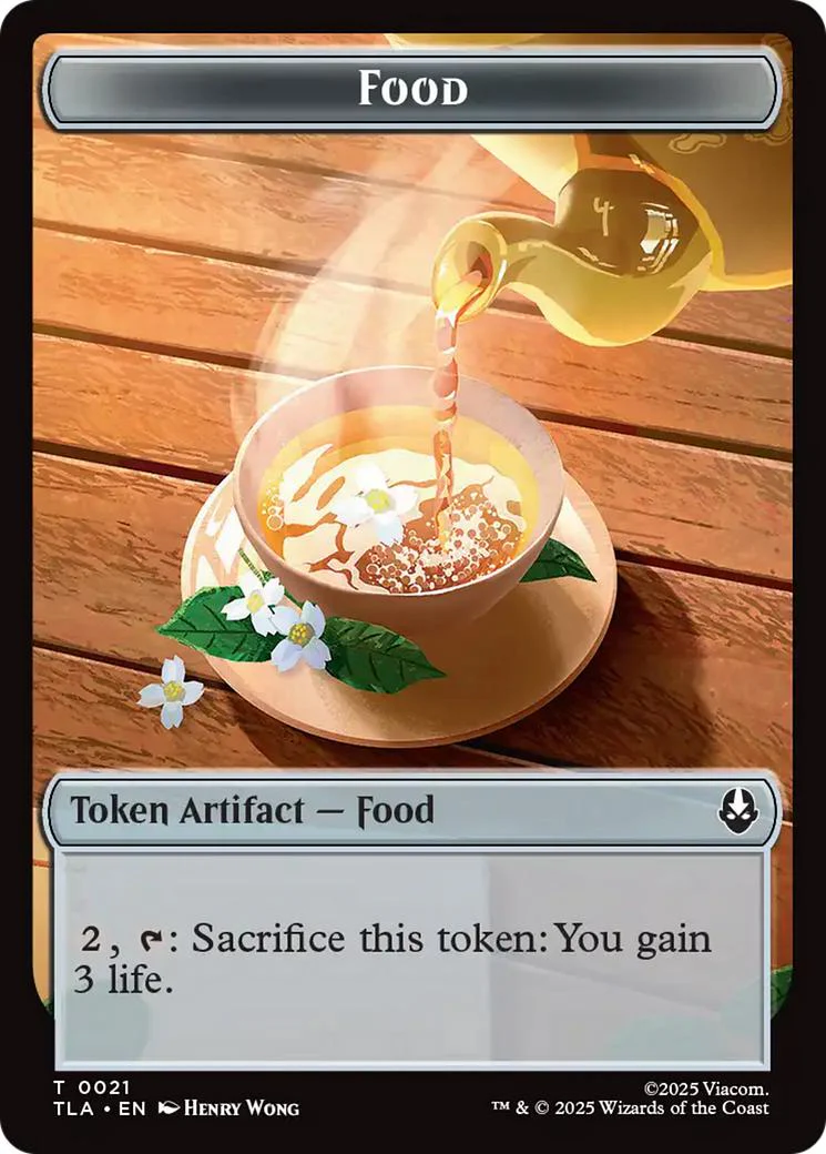 Food Token (21) // Monk Token (10) [Avatar: The Last Airbender: Tokens] [Non-Foil]