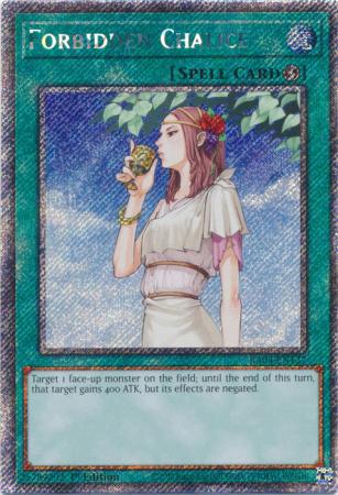 Forbidden Chalice - RA04-EN137 - Platinum Secret Rare - 1st Edition