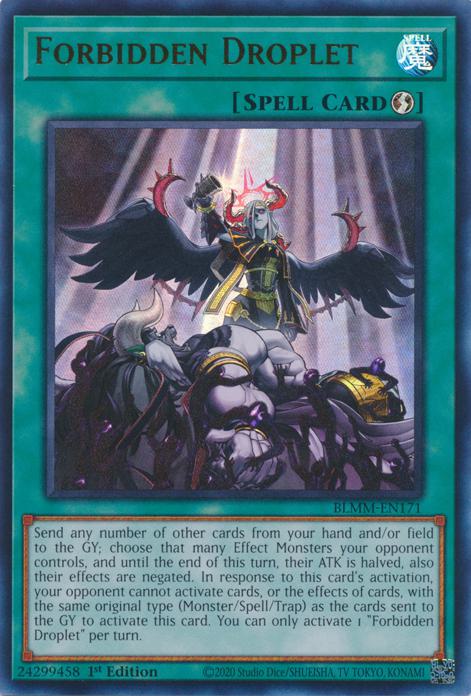 Forbidden Droplet - BLMM-EN171 - Ultra Rare - 1st Edition