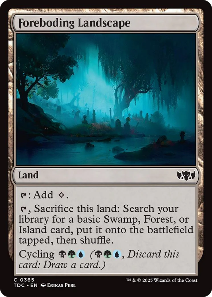 Foreboding Landscape [365] [Tarkir: Dragonstorm: Commander] [Non-Foil]