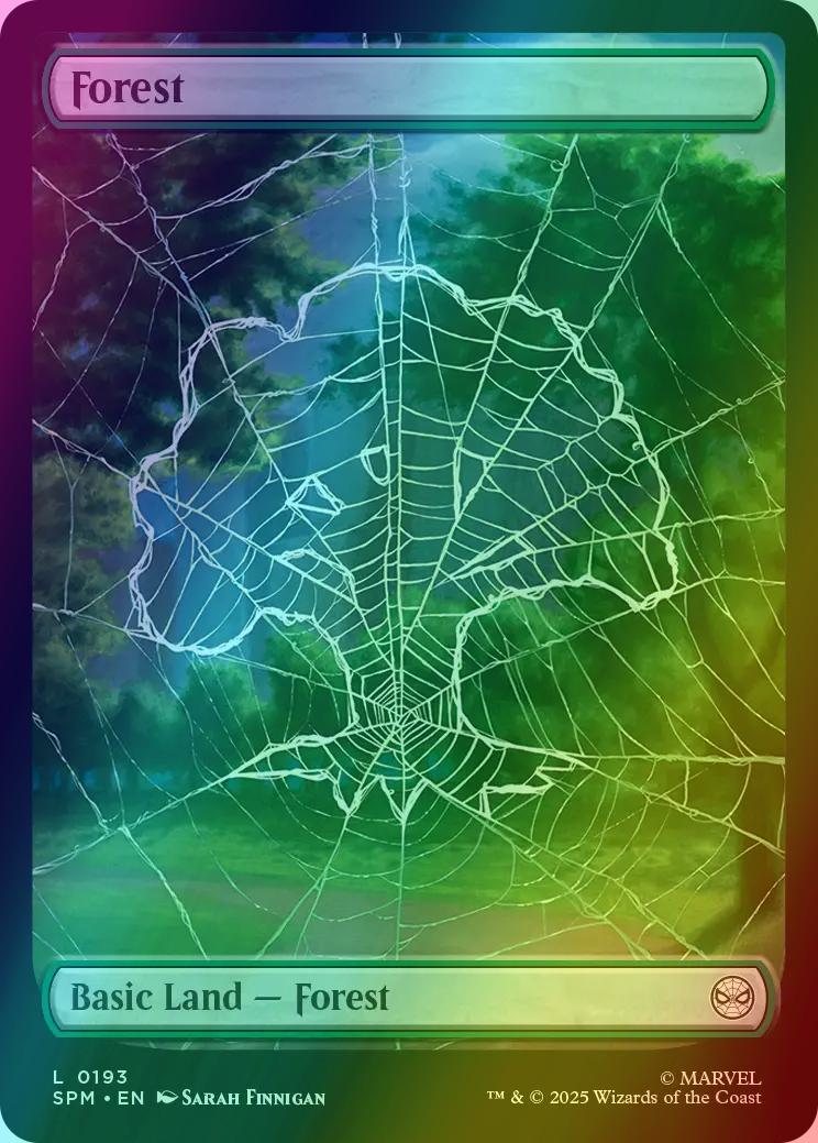 Forest [193] [Full Art] [Spiderweb] [Marvel's Spider-Man] [Foil]