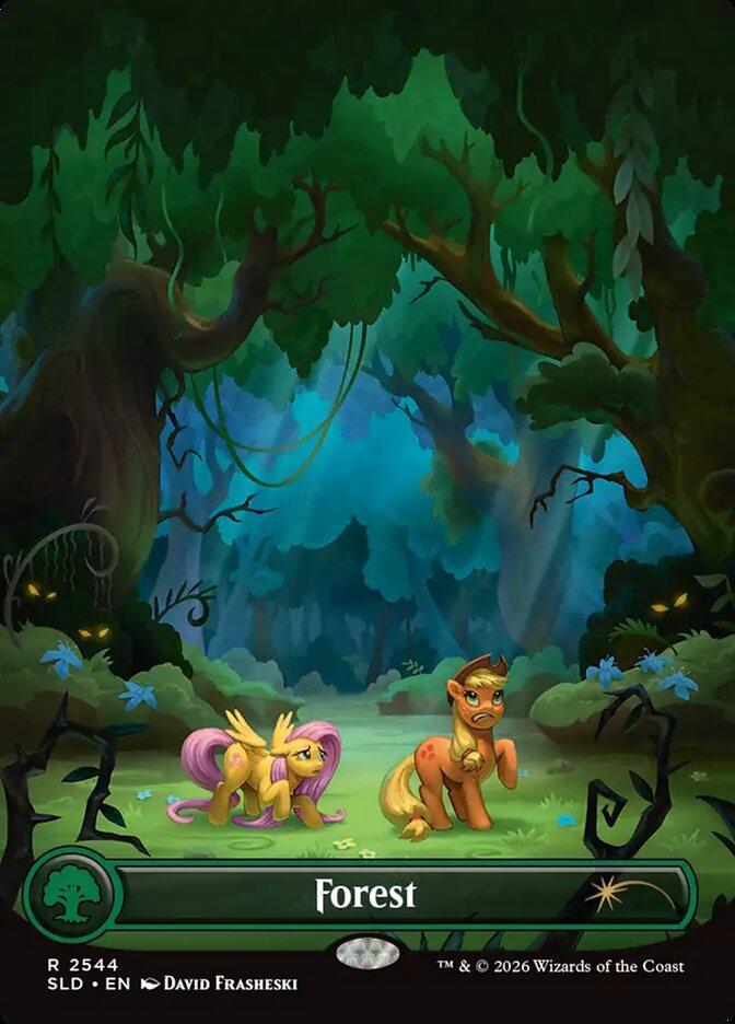 Forest [2544] [Borderless] [Lands of Equestria] [Secret Lair Drop] [Non-Foil]