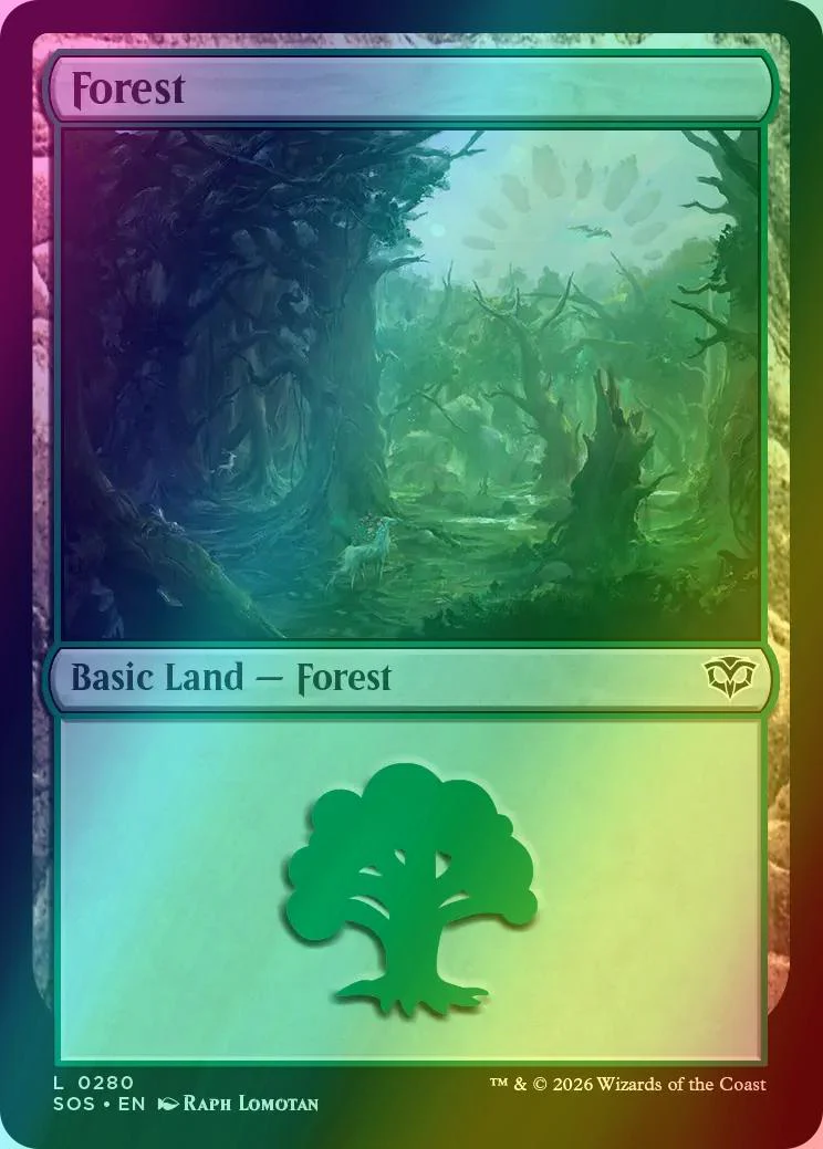 Forest [280] [Secrets of Strixhaven] [Foil]