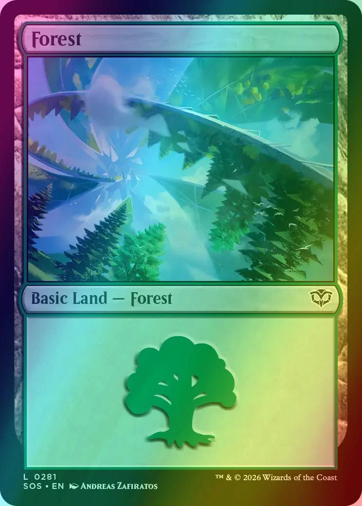 Forest [281] [Secrets of Strixhaven] [Foil]