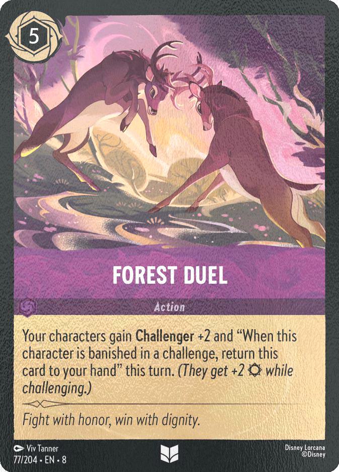 Forest Duel - 77/204 [Reign of Jafar] [Cold Foil]