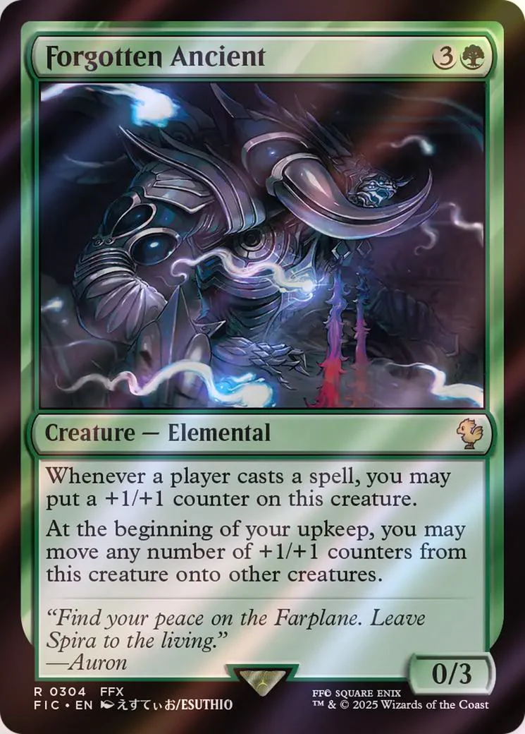 Forgotten Ancient [304] [FINAL FANTASY: Commander] [Surge Foil]