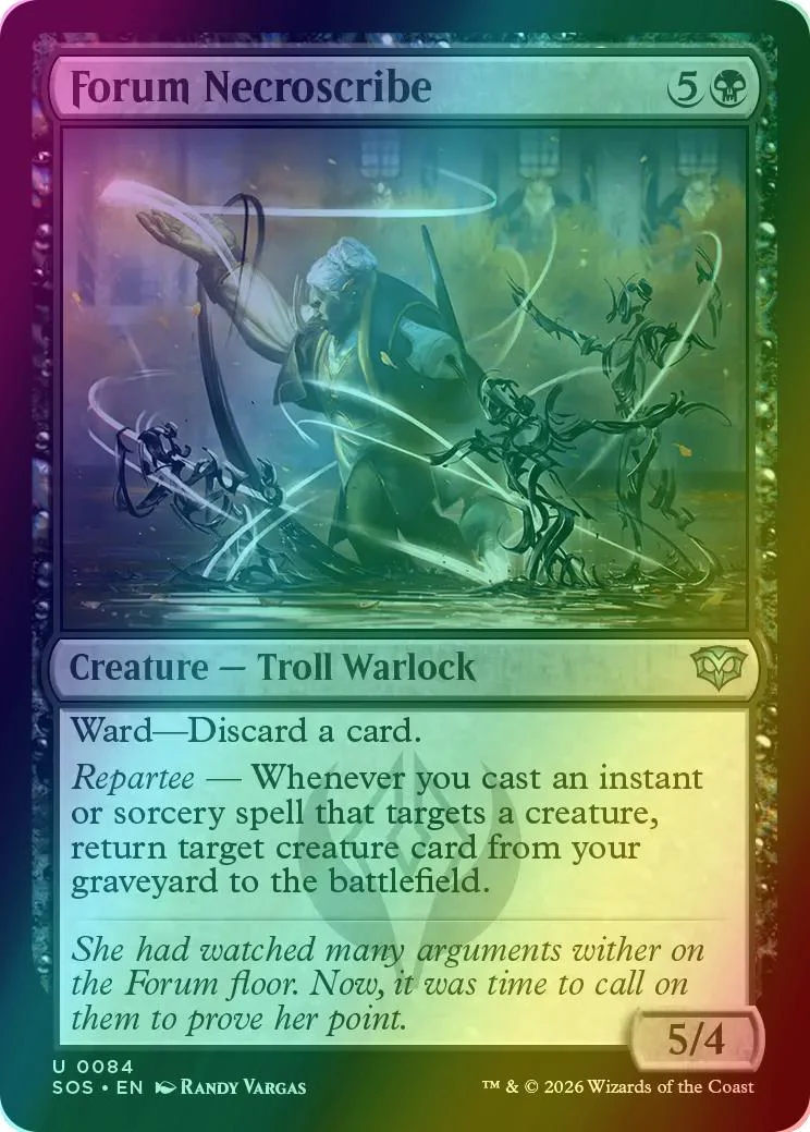 Forum Necroscribe [84] [Secrets of Strixhaven] [Foil]