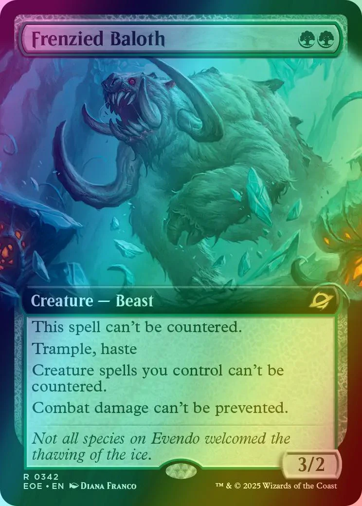 Frenzied Baloth [342] [Extended Art] [Edge of Eternities] [Foil]