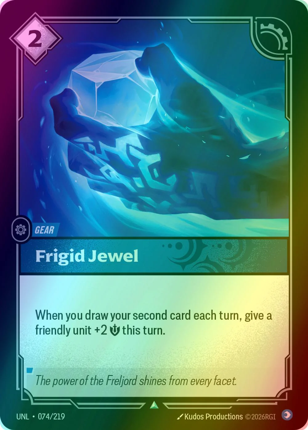 Frigid Jewel - 074/219 [Unleashed] [Foil]