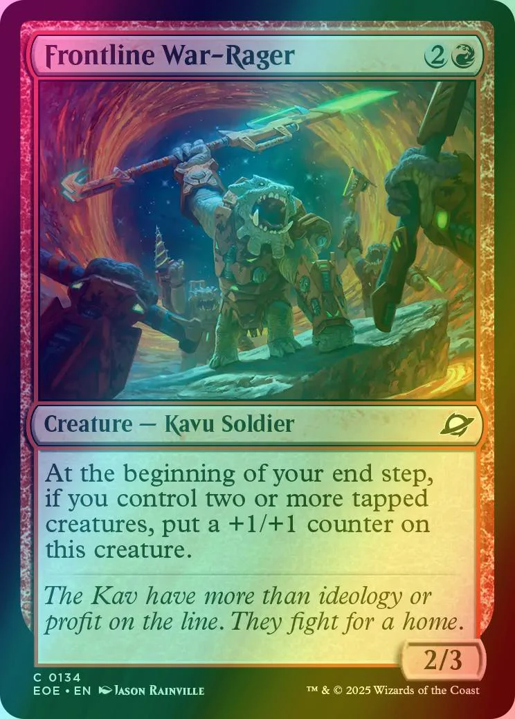 Frontline War-Rager [134] [Edge of Eternities] [Foil]