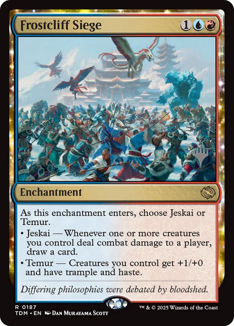 Frostcliff Siege [187p] [Promo Pack] [Tarkir: Dragonstorm: Promos] [Non-Foil]