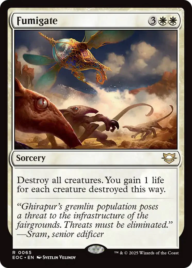 Fumigate [65] [Edge of Eternities: Commander] [Non-Foil]