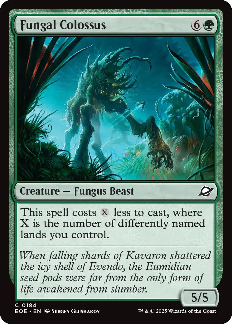 Fungal Colossus [184] [Edge of Eternities] [Non-Foil]