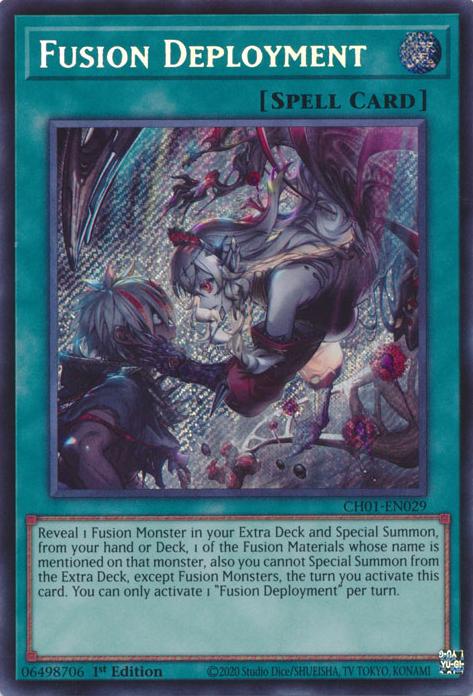 Fusion Deployment - CH01-EN029 - Secret Rare - 1st Edition