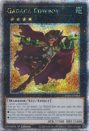 Gagaga Cowboy - RA04-EN064 - Quarter Century Secret Rare - 1st Edition