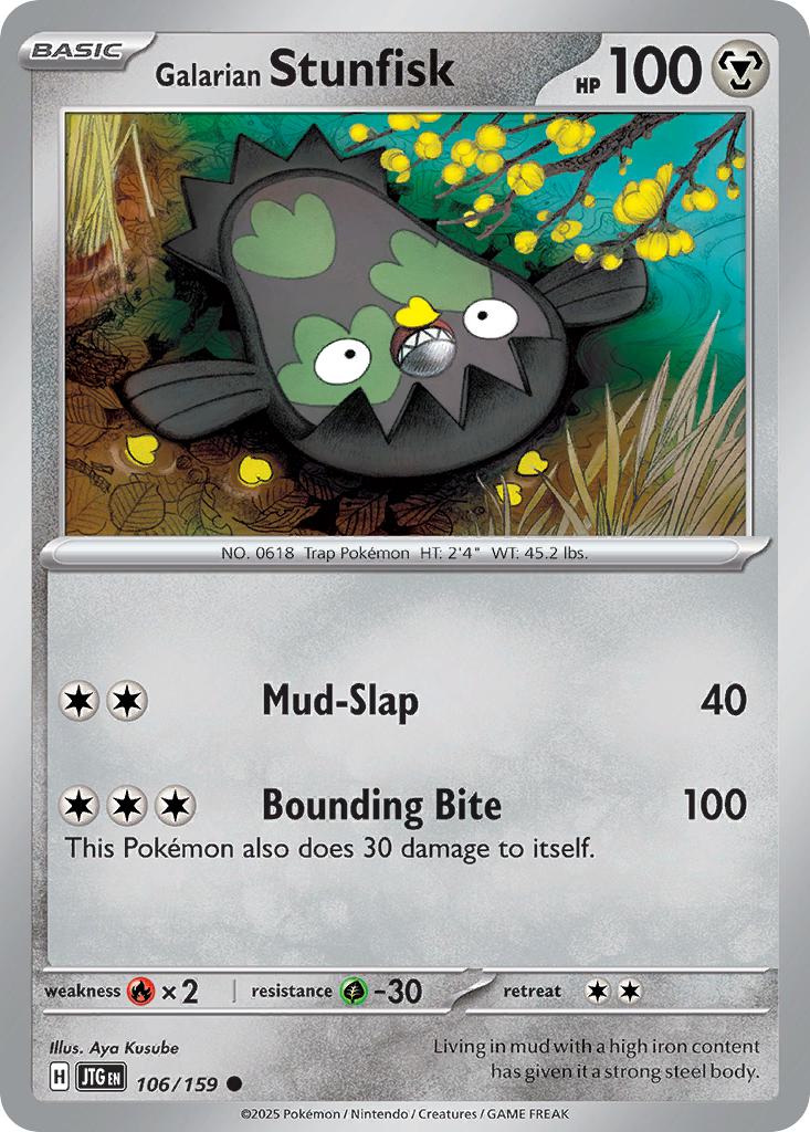 Galarian Stunfisk - 106/159 - Common [sv09-106] [Non-Holo]