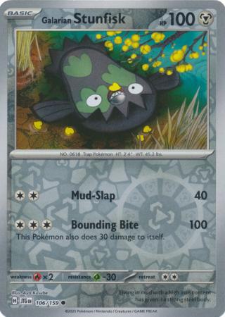 Galarian Stunfisk - 106/159 - Common [sv09-106] [Reverse Holo]