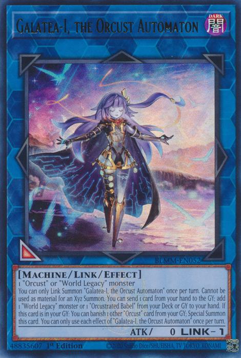 Galatea-I, the Orcust Automaton - BLMM-EN052 - Ultra Rare - 1st Edition