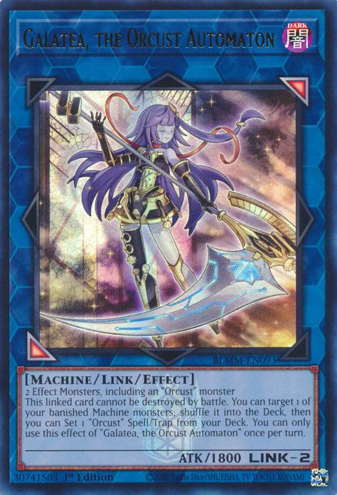 Galatea, the Orcust Automaton - BLMM-EN093 - Ultra Rare - 1st Edition