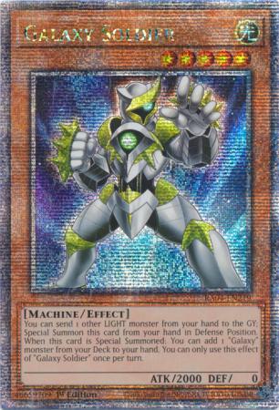 Galaxy Soldier - RA04-EN219 - Quarter Century Secret Rare - 1st Edition