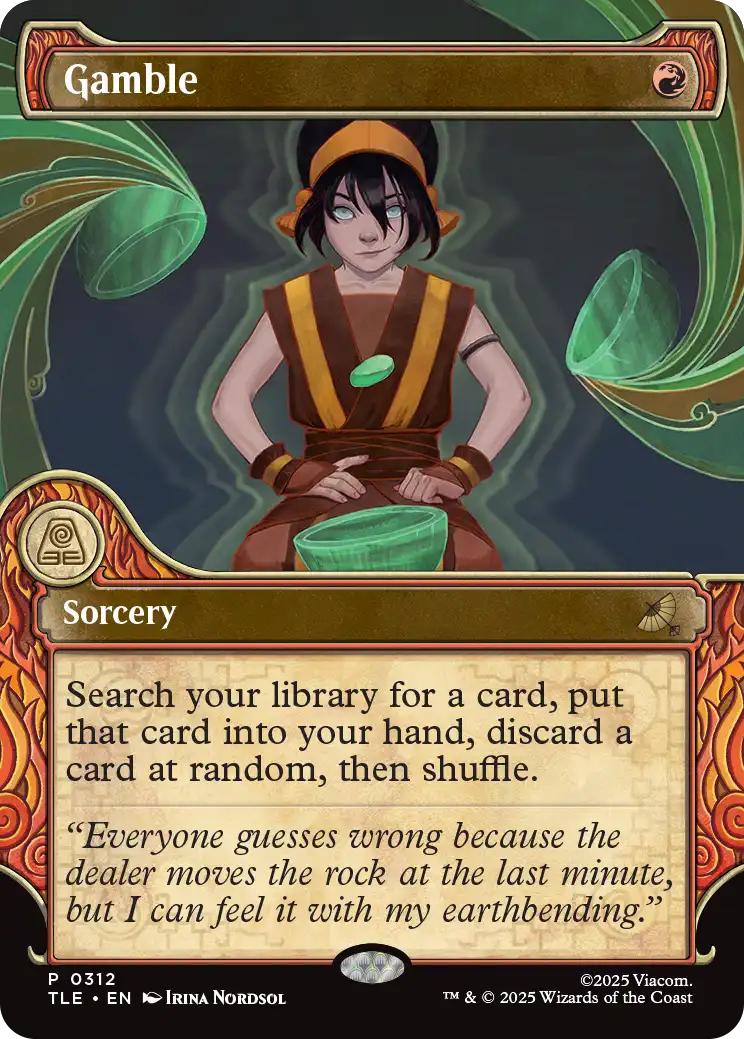 Gamble [312] [Elemental Frame] [Avatar: The Last Airbender Eternal] [Non-Foil]