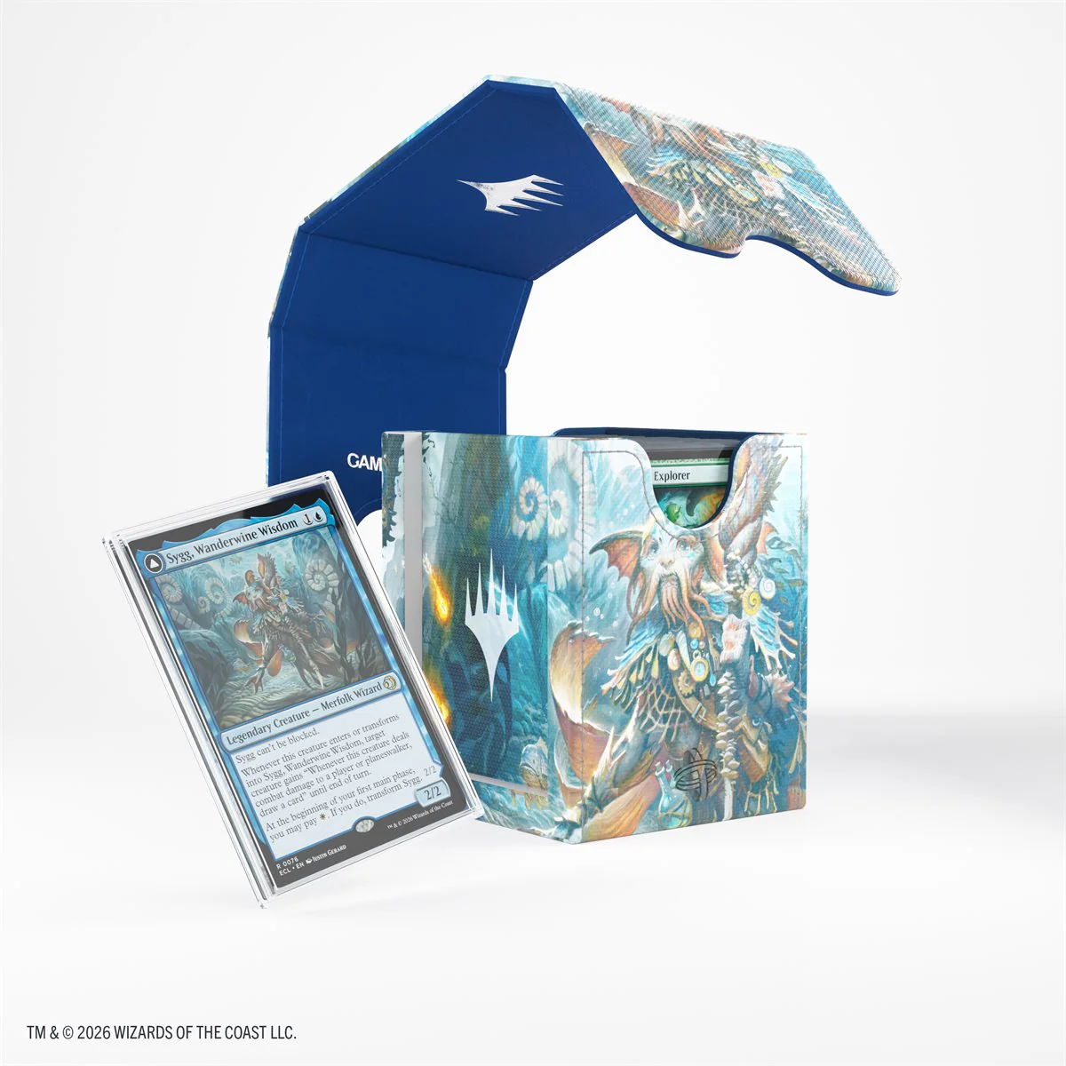 Gamegenic MTG Art Squire Plus XL Deck Box - 100+ - Lorwyn Eclipsed - Sygg, Wanderwine Wisdom - Image 2