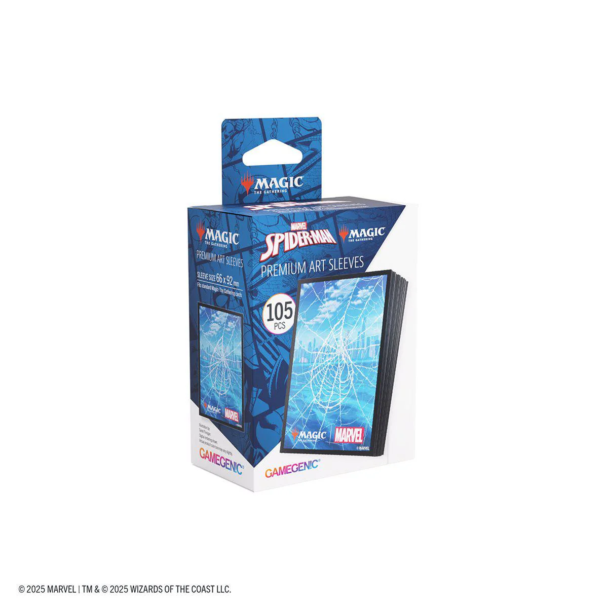 Gamegenic MTG Premium Art Sleeves - Standard Size - 105ct - Marvel's Spider-Man - Island