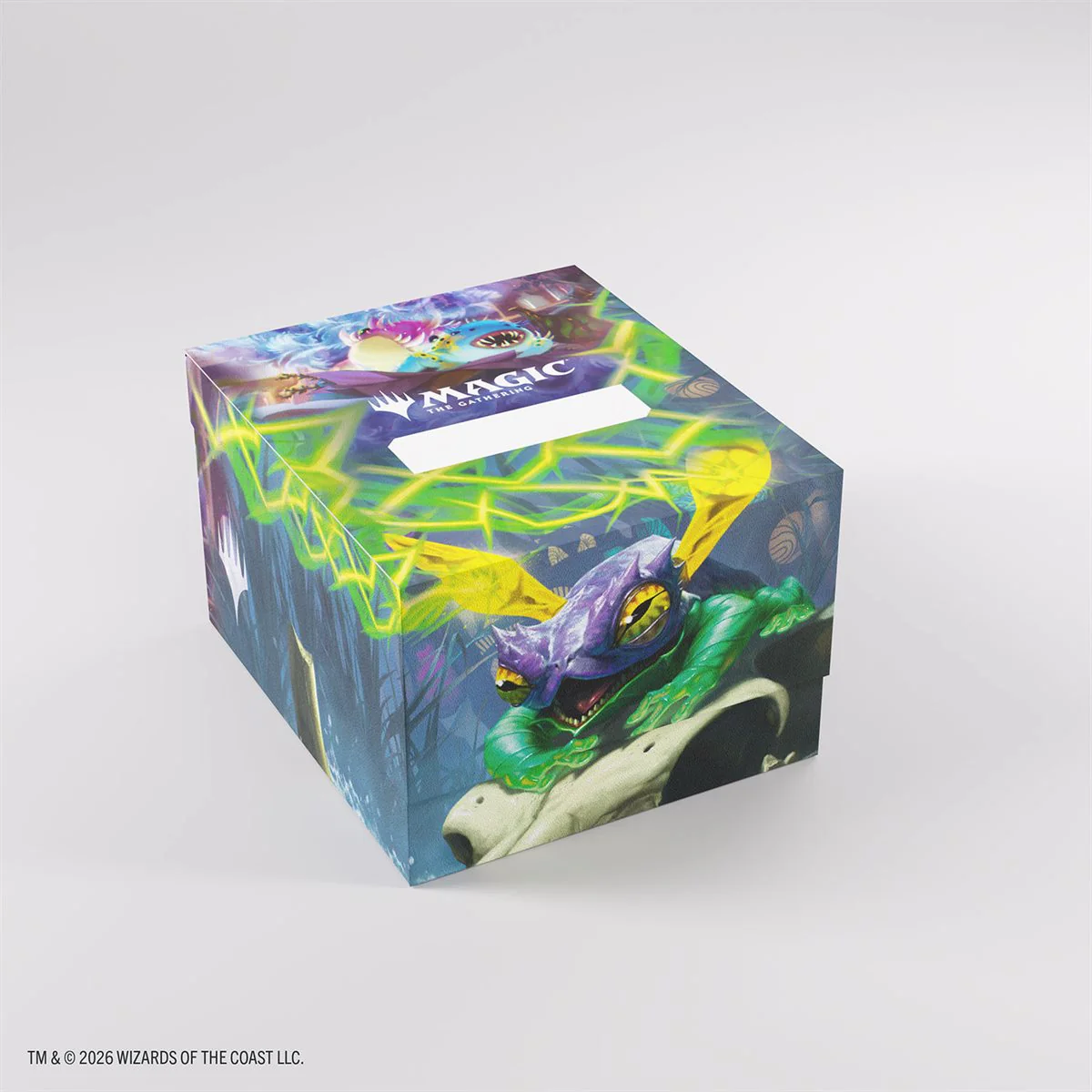 Gamegenic MTG Soft Crate XL Deck Box - 100+ - Secrets Of Strixhaven - Bogwater Lumaret and Dina, Essence Brewer